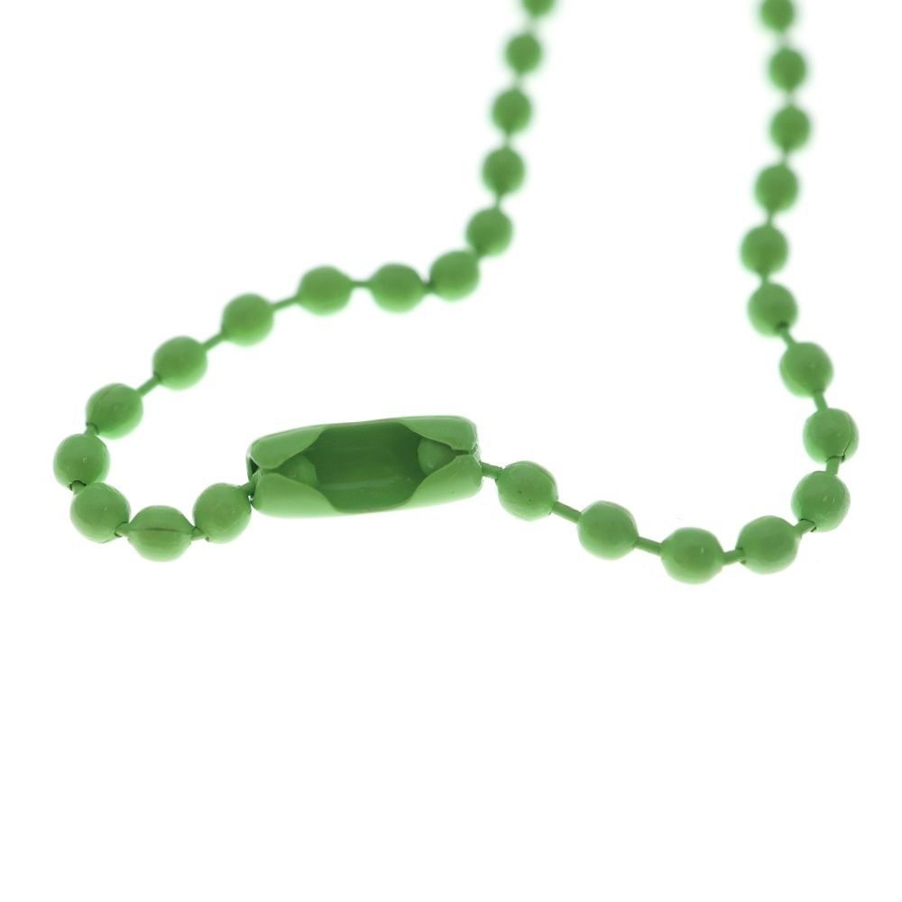 Chrome Hearts Rubber No2 Cross Ball Necklace Pendant Green — view 4