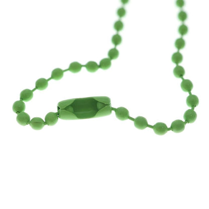 Chrome Hearts Rubber No2 Cross Ball Necklace Pendant Green — view 4