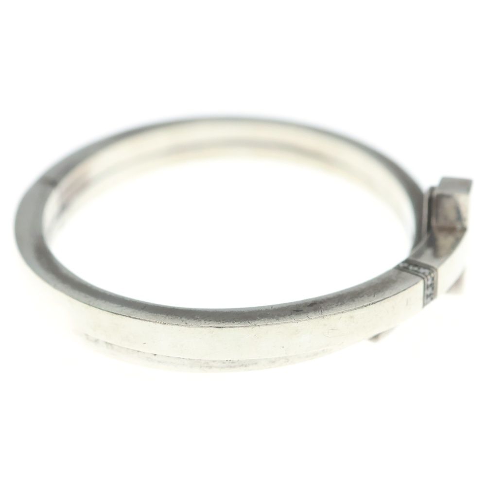 Tiffany & Co T Square Wrap Diamond Bracelet Silver — view 3