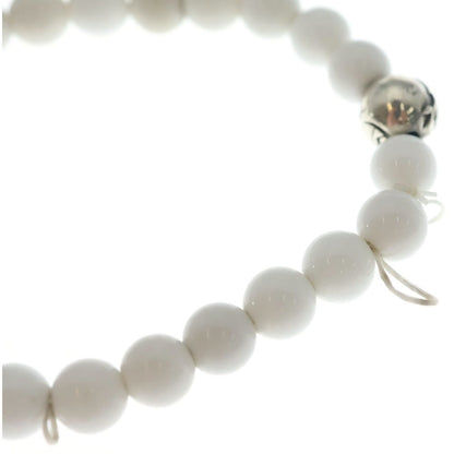 Chrome Hearts 8 mm Bead Bracelet White Turquoise Silver — view 5