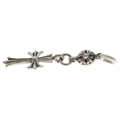 Chrome Hearts Tny CH Crs 1 Ball Tiny CH Cross Charm Pendant Top Silver — view 3