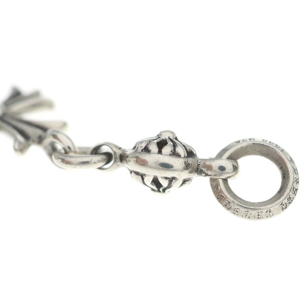 Chrome Hearts Tny CH Crs 1 Ball Tiny CH Cross Charm Pendant Top Silver — view 6