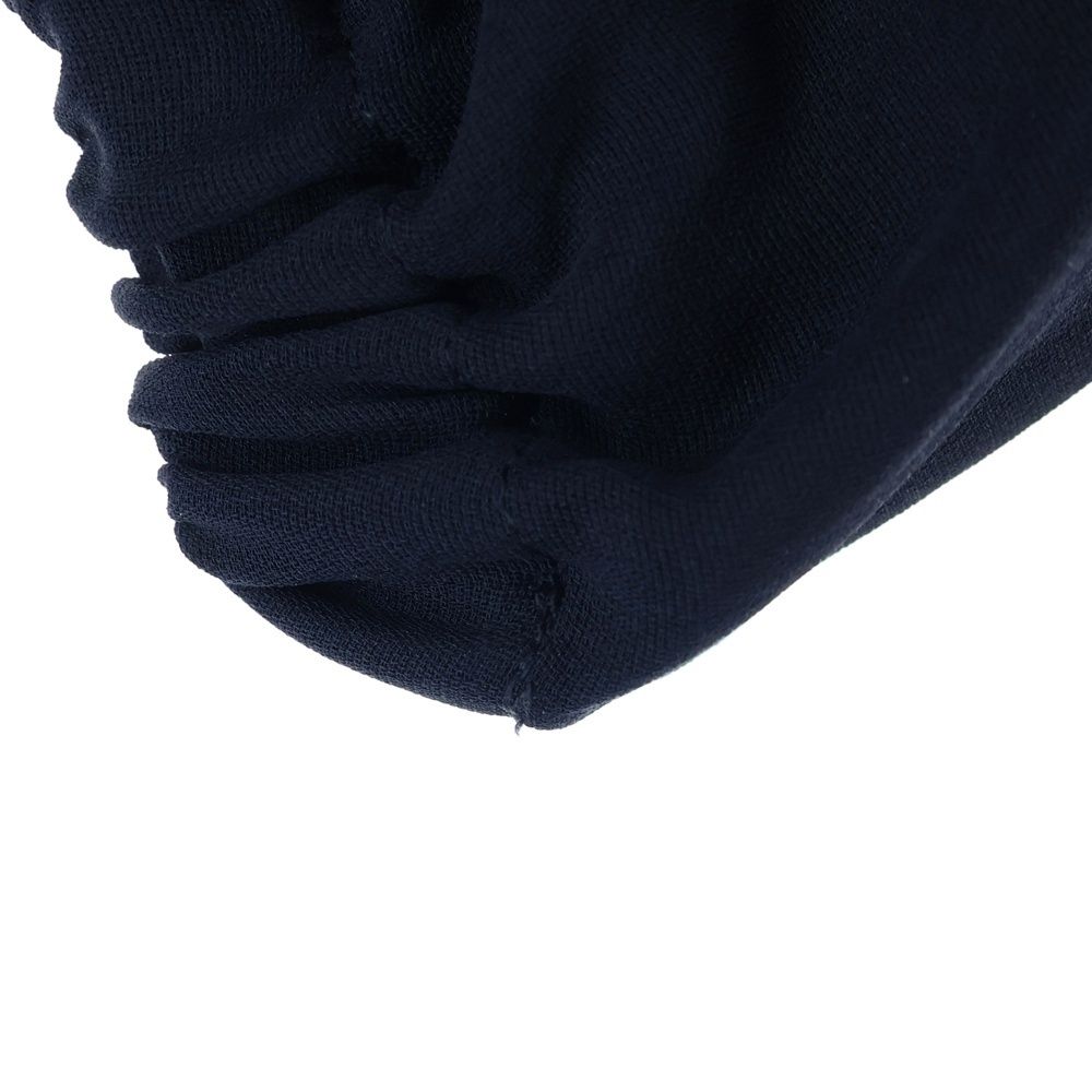 Chanel Silk 3/4 Sleeve Dress Navy — view 5