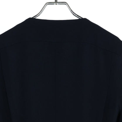 Chanel Silk 3/4 Sleeve Dress Navy — view 4
