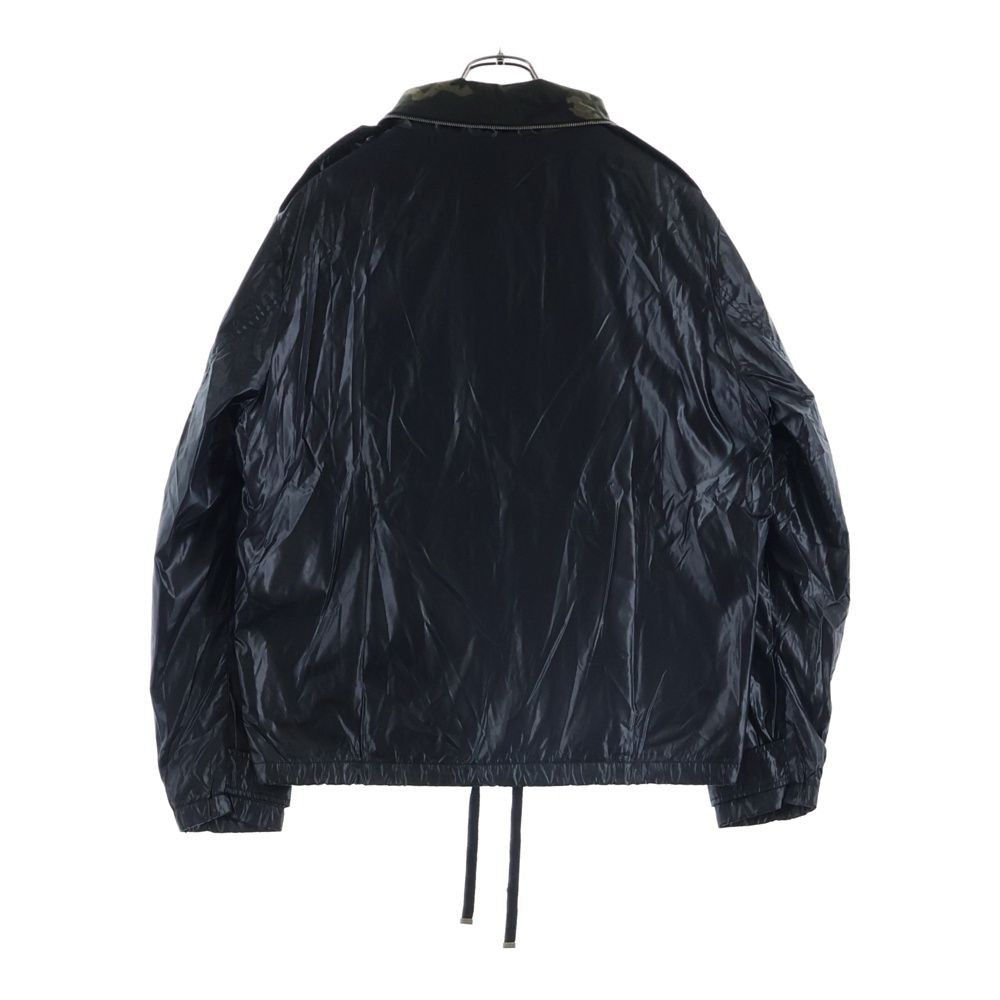Saint Laurent Paris Nylon Zip Up Jacket Lining Camo Zip Black — view 2