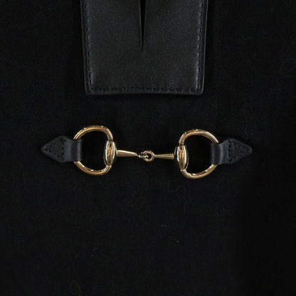 Gucci Cotton Denim Short Sleeve Shirt with Clamp Black — view 5