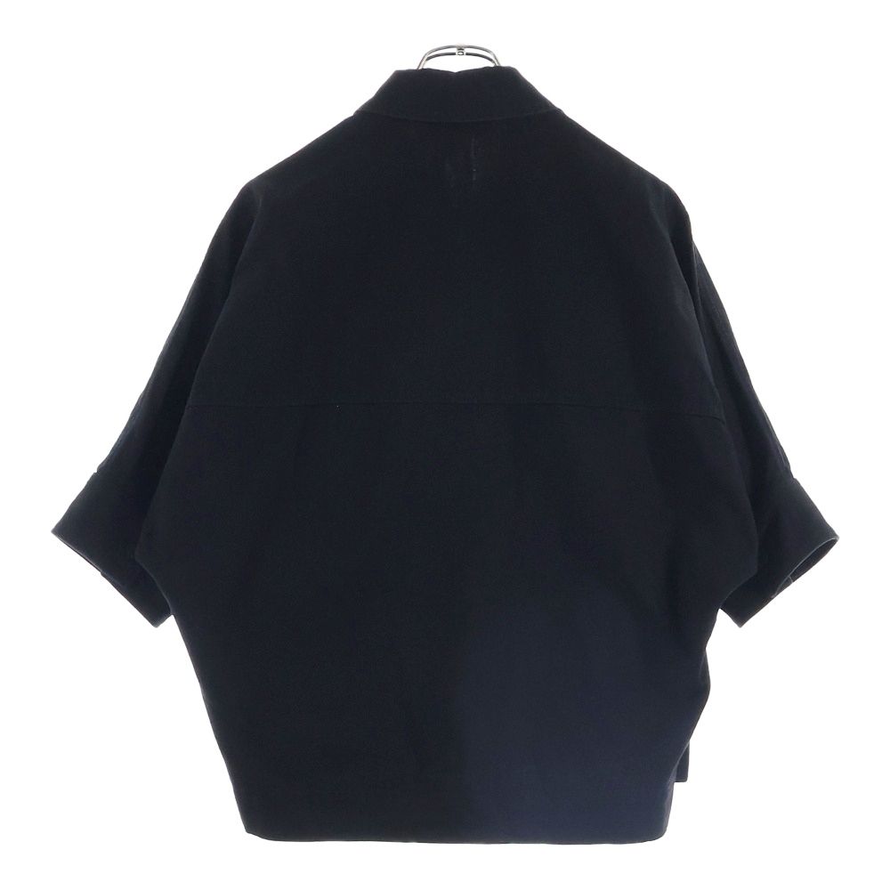 Gucci Cotton Denim Short Sleeve Shirt with Clamp Black — view 2