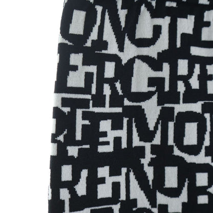 Moncler Grenoble Pantalone Tricot All Over Pattern Joggers Pants White — view 6