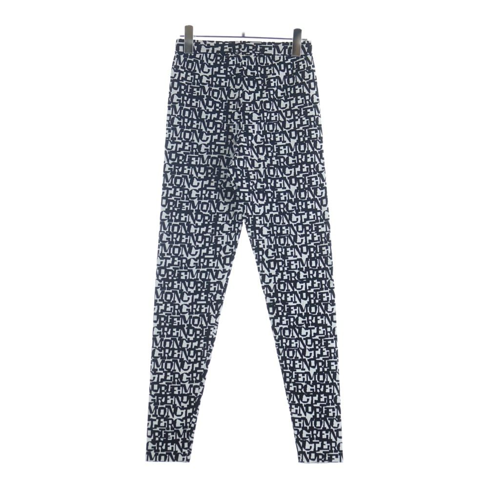 Moncler Grenoble Pantalone Tricot All Over Pattern Joggers Pants White