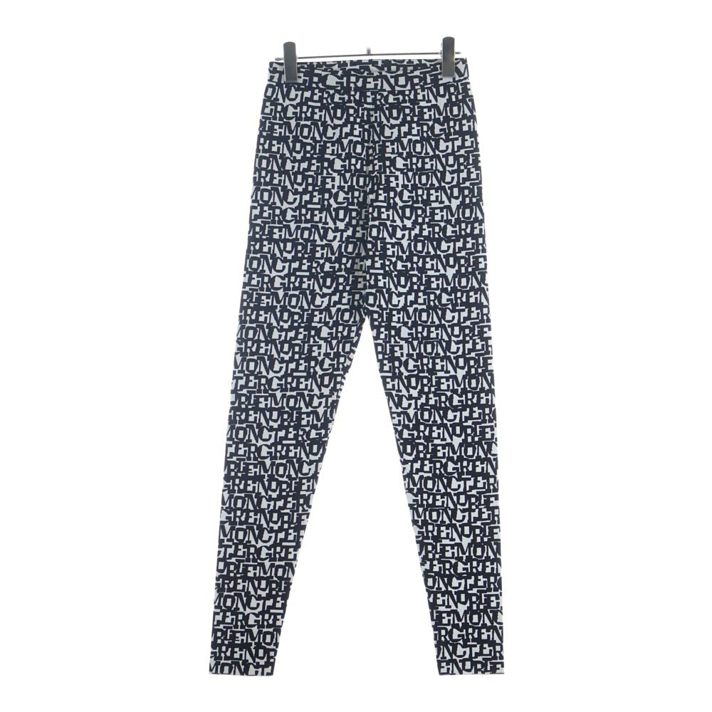 Moncler Grenoble Pantalone Tricot All Over Pattern Joggers Pants White — view 2