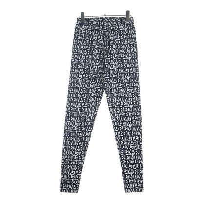 Moncler Grenoble Pantalone Tricot All Over Pattern Joggers Pants White — view 2