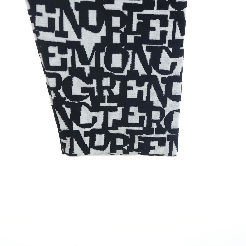 Moncler Grenoble Pantalone Tricot All Over Pattern Joggers Pants White — view 5
