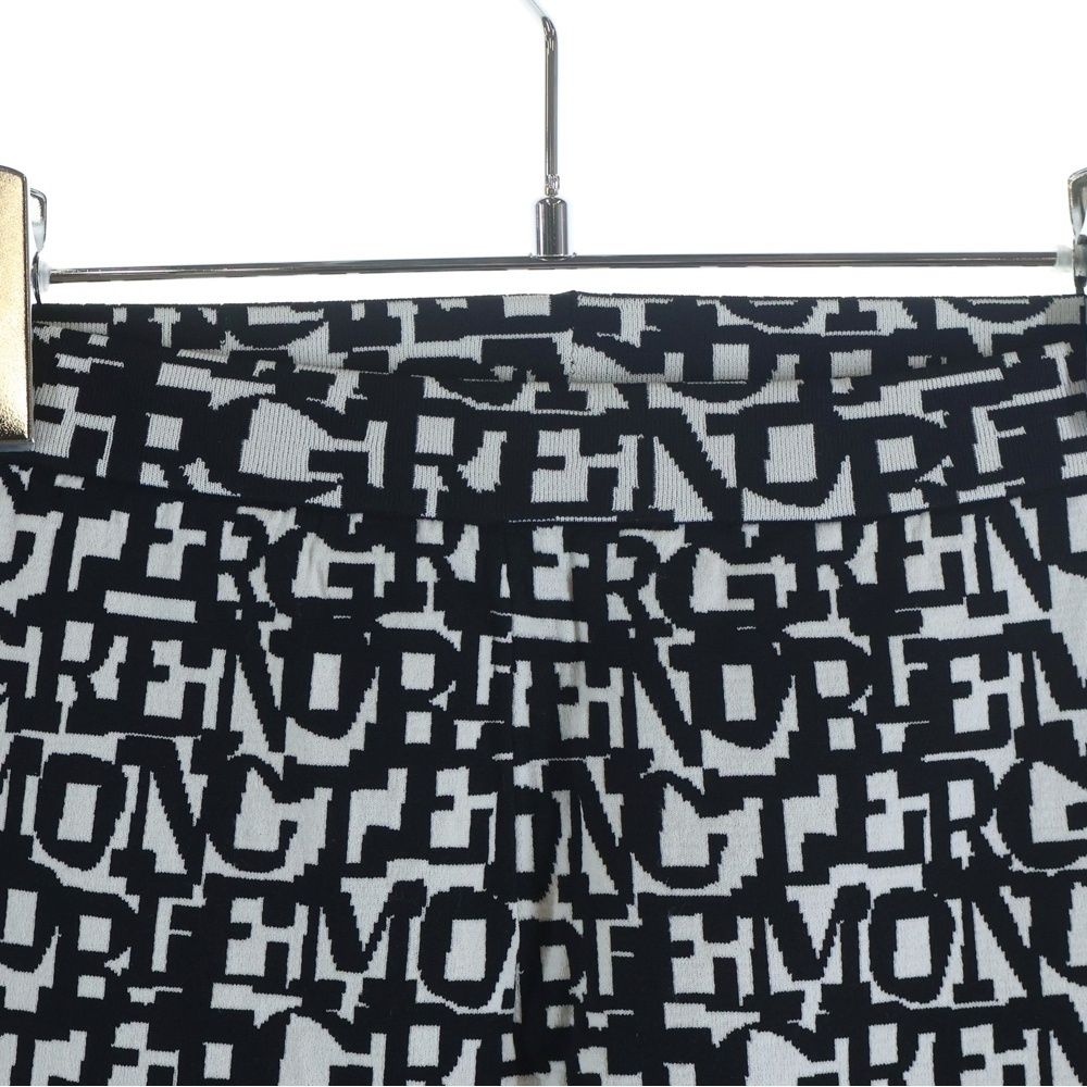 Moncler Grenoble Pantalone Tricot All Over Pattern Joggers Pants White — view 3