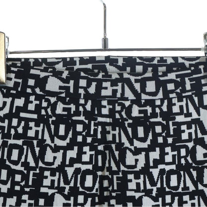 Moncler Grenoble Pantalone Tricot All Over Pattern Joggers Pants White — view 3
