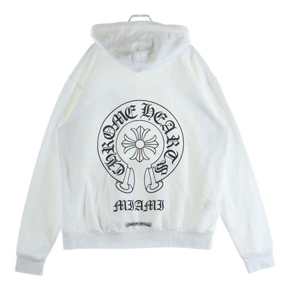 Chrome Hearts Miami Limited Horseshoe Pullover Hoodie Print Hooded White