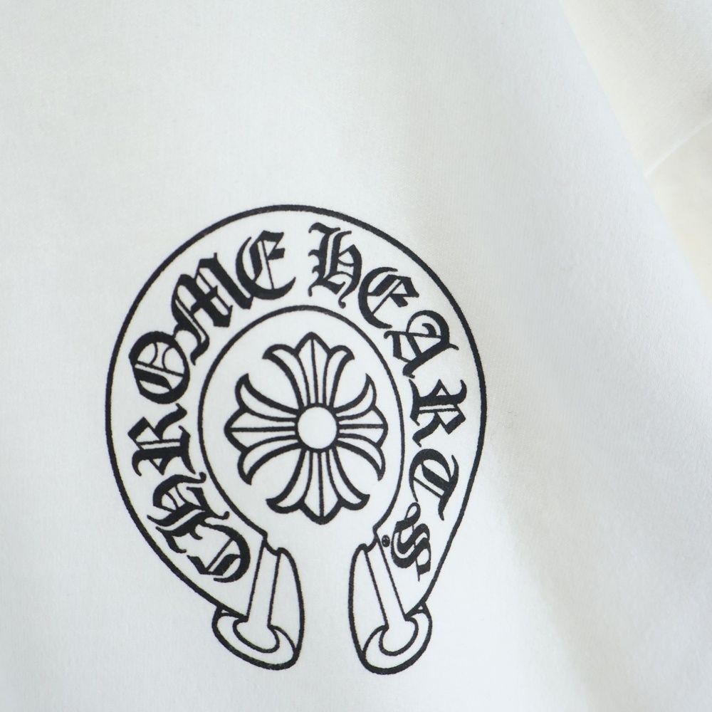 Chrome Hearts Miami Limited Horseshoe Pullover Hoodie Print Hooded White — view 6