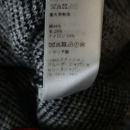 Celine Amy Dorian Jacquard Dog All Over Pattern Cardigan Black Dog — view 8