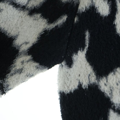 Celine Amy Dorian Jacquard Dog All Over Pattern Cardigan Black Dog — view 4