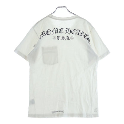 Chrome Hearts Back Arch Usa Logo Tee Usa Short Sleeve T-Shirt White