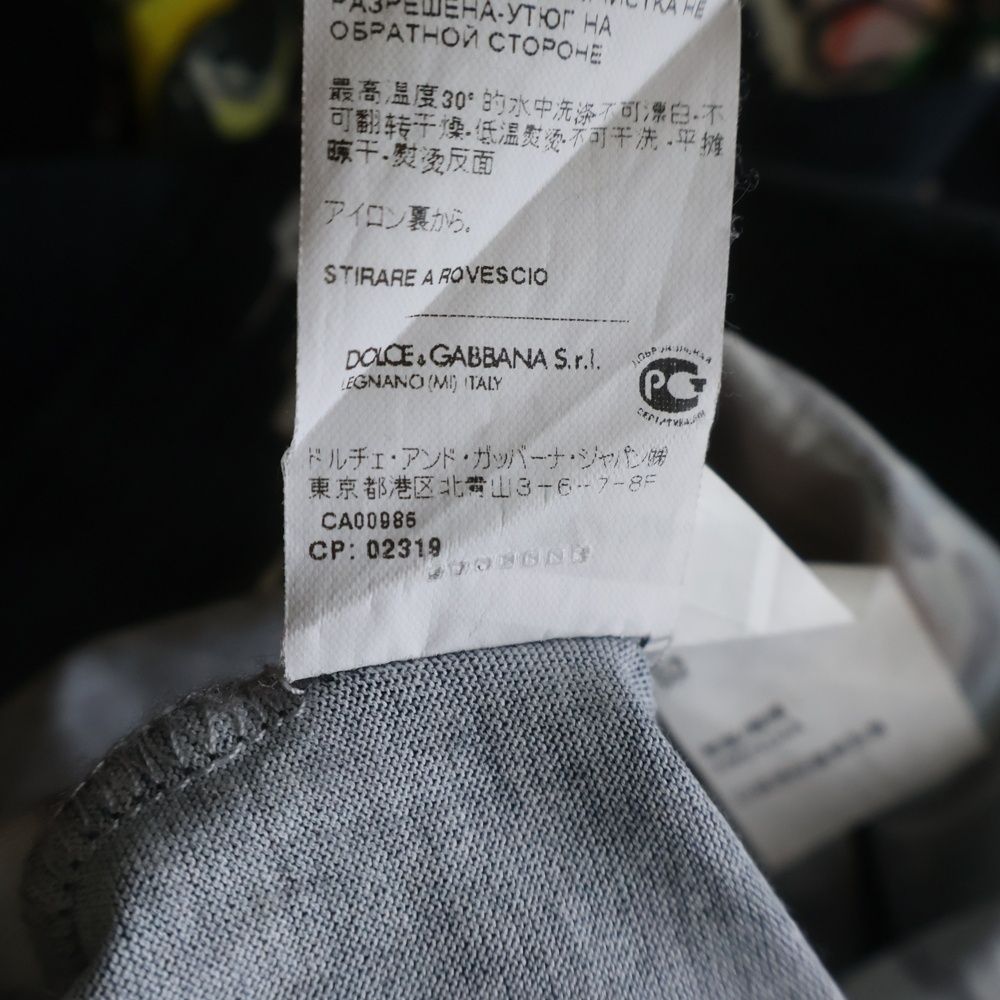 Dolce & Gabbana Maria King T-Shirt Allover Pattern Short Sleeve Navy — view 8