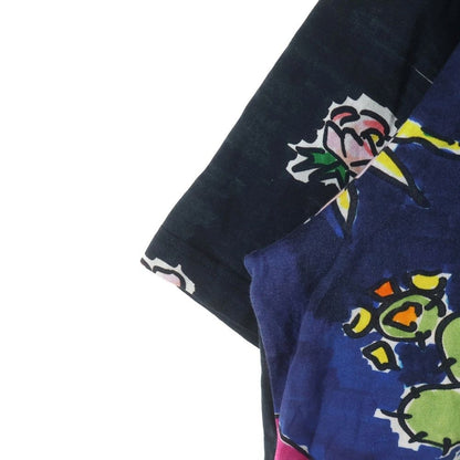 Dolce & Gabbana Maria King T-Shirt Allover Pattern Short Sleeve Navy — view 5