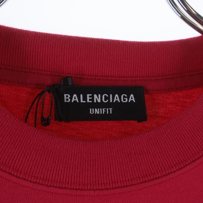 Balenciaga Logo Here Flatground T-Shirt Print Short Sleeve Pink — view 6