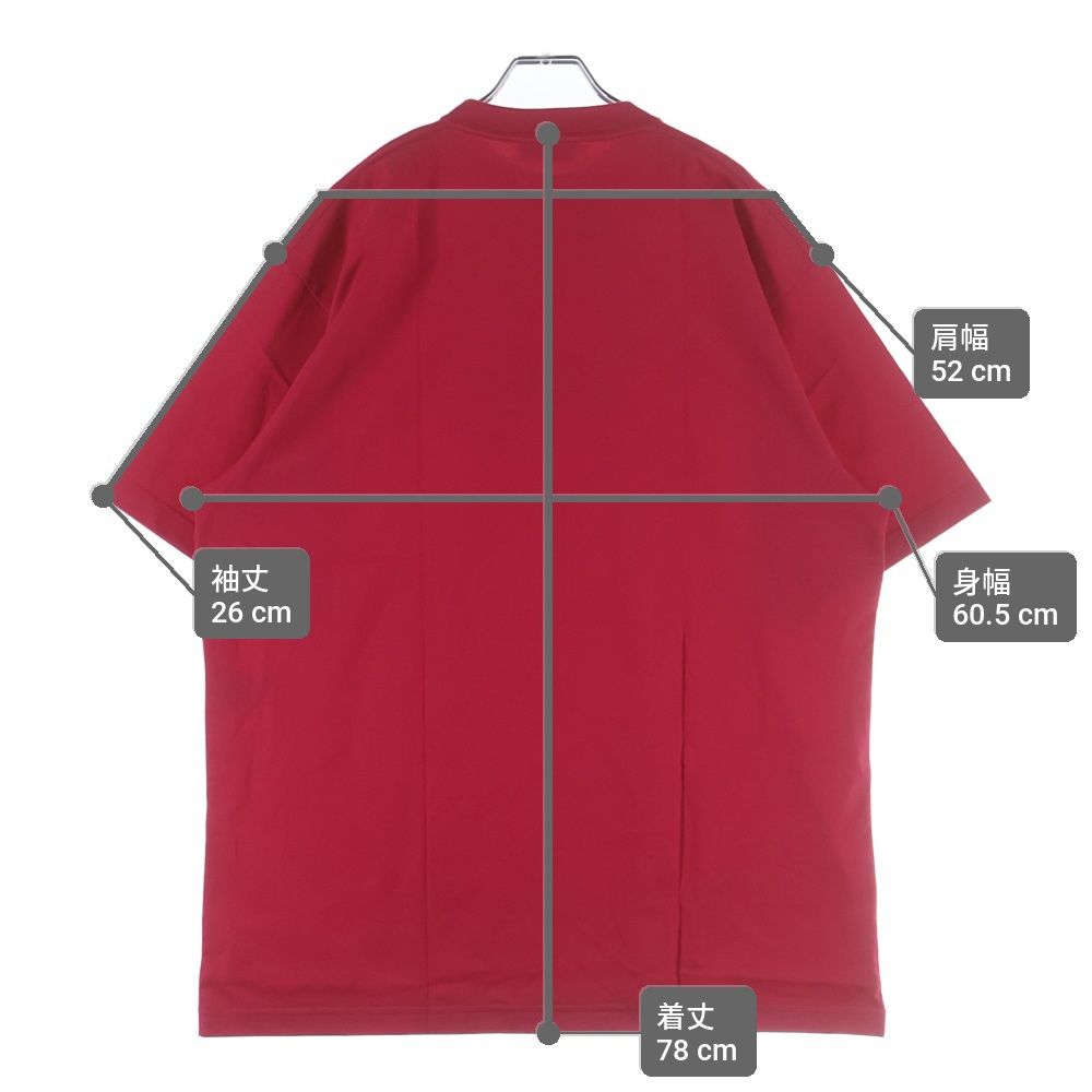 Balenciaga Logo Here Flatground T-Shirt Print Short Sleeve Pink — view 9