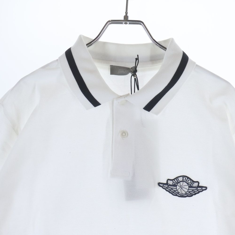 Dior Air Wings Polo Shirt White — view 3