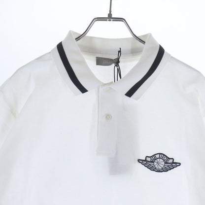 Dior Air Wings Polo Shirt White — view 3