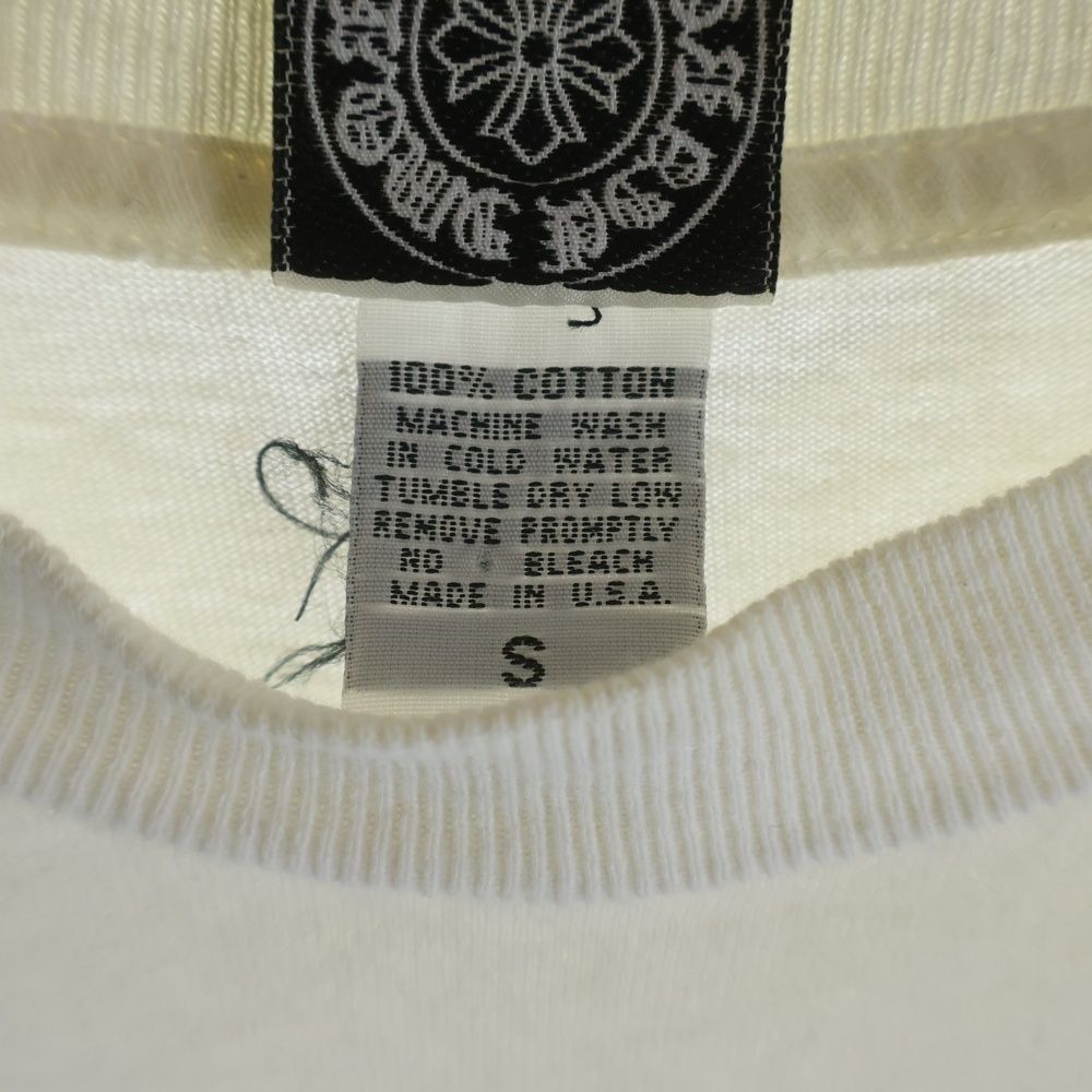 Chrome Hearts Vintage US Scrl L S Tee Stars and Stripes Scroll Logo Print Long — view 8