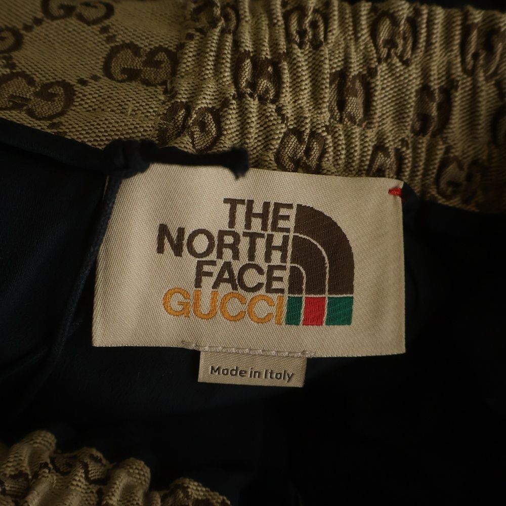 Gucci North Face GG Jacquard Pants Beige — view 7