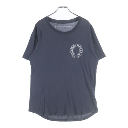 Chrome Hearts Front Horse Shoe Print Crew Neck Short Sleeve Top T-Shirt Gray — view 2
