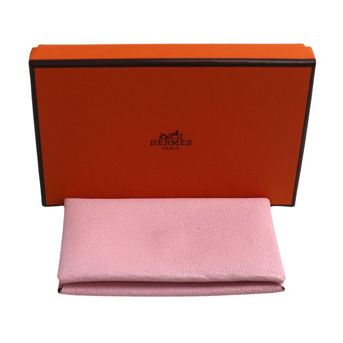 Hermes Calvi Coin Case Pink — view 6