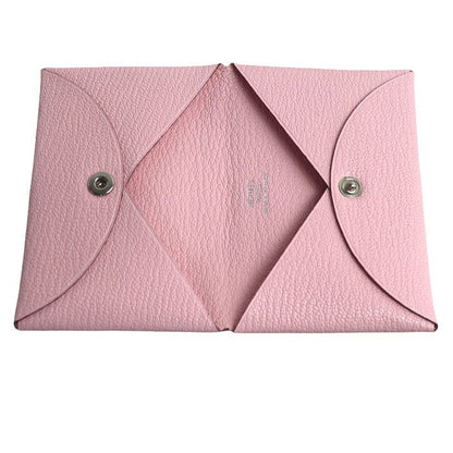 Hermes Calvi Coin Case Pink — view 3