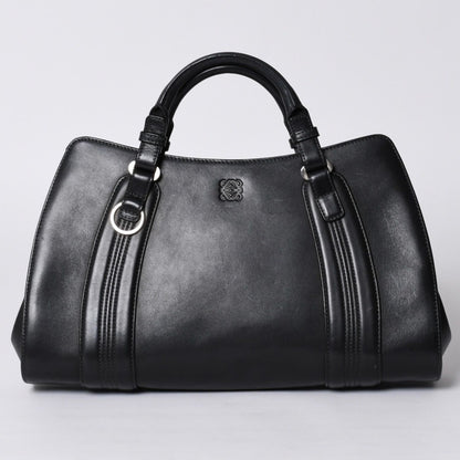 Loewe Camoscio Anagram Logo Leather Tote Bag