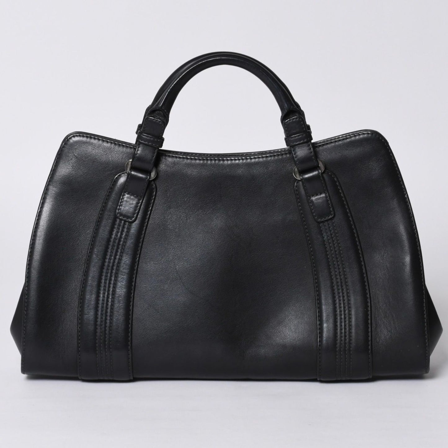 Loewe Camoscio Anagram Logo Leather Tote Bag — view 2