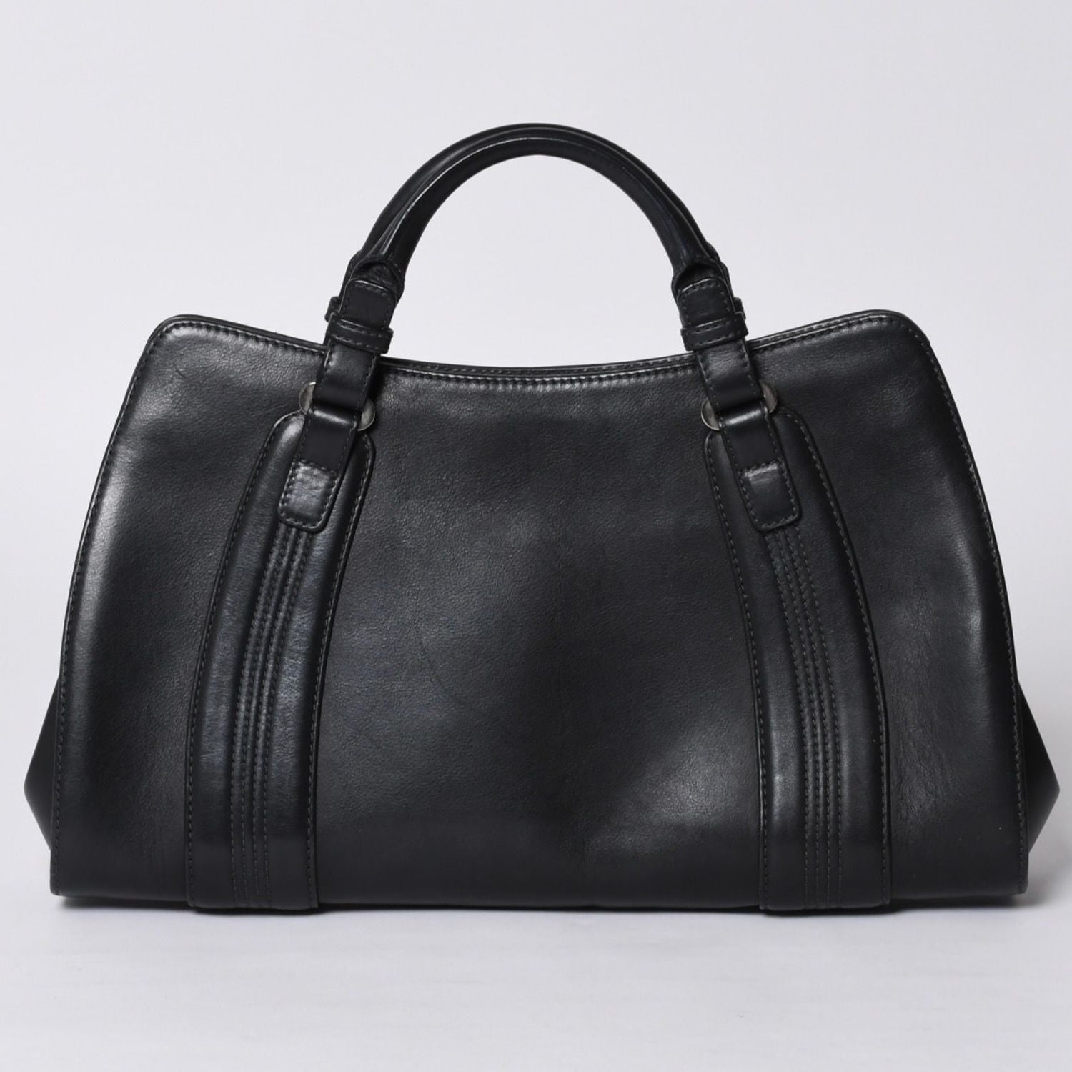 Loewe Camoscio Anagram Logo Leather Tote Bag — view 2