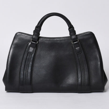 Loewe Camoscio Anagram Logo Leather Tote Bag — view 2
