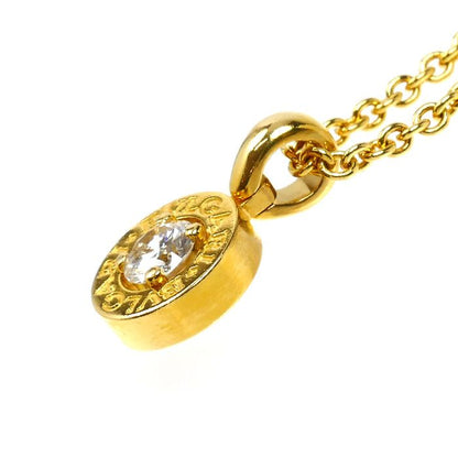 Bvlgari 18k Yellow Gold Diamond Necklace 40 cm — view 3