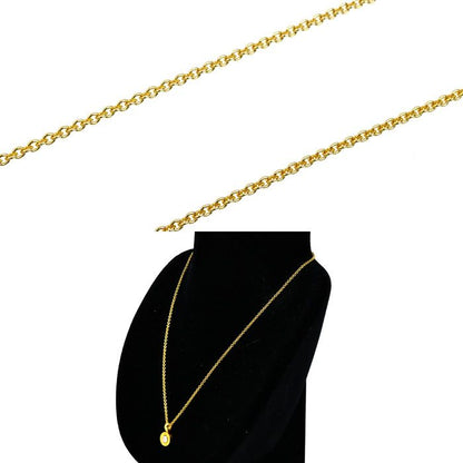 Bvlgari 18k Yellow Gold Diamond Necklace 40 cm — view 4