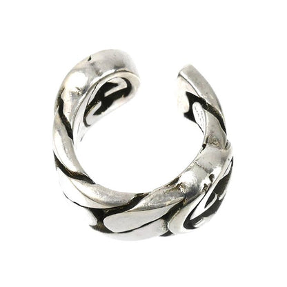 Gucci 925 Sterling Silver Interlocking Earrings Single — view 5