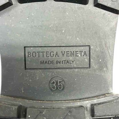 Bottega Veneta Rain Boots Intrecciato Long Length 35 Black — view 3