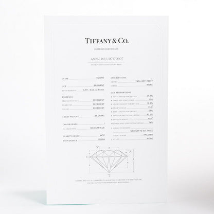 Tiffany & Co Ring Harmony Solitaire