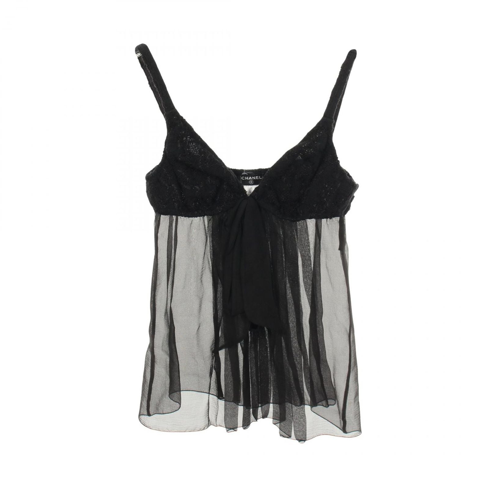 Chanel Camisole Black Cotton