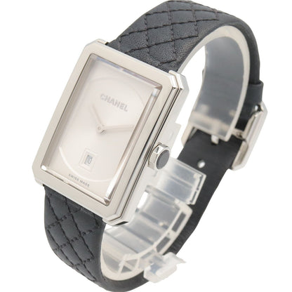 Chanel Watch Boyfriend White Stainless Steel Leather — view 2