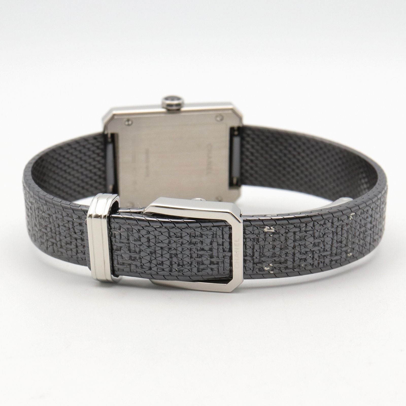 Chanel Watch Boyfriend Tweed Black Stainless Steel — view 5