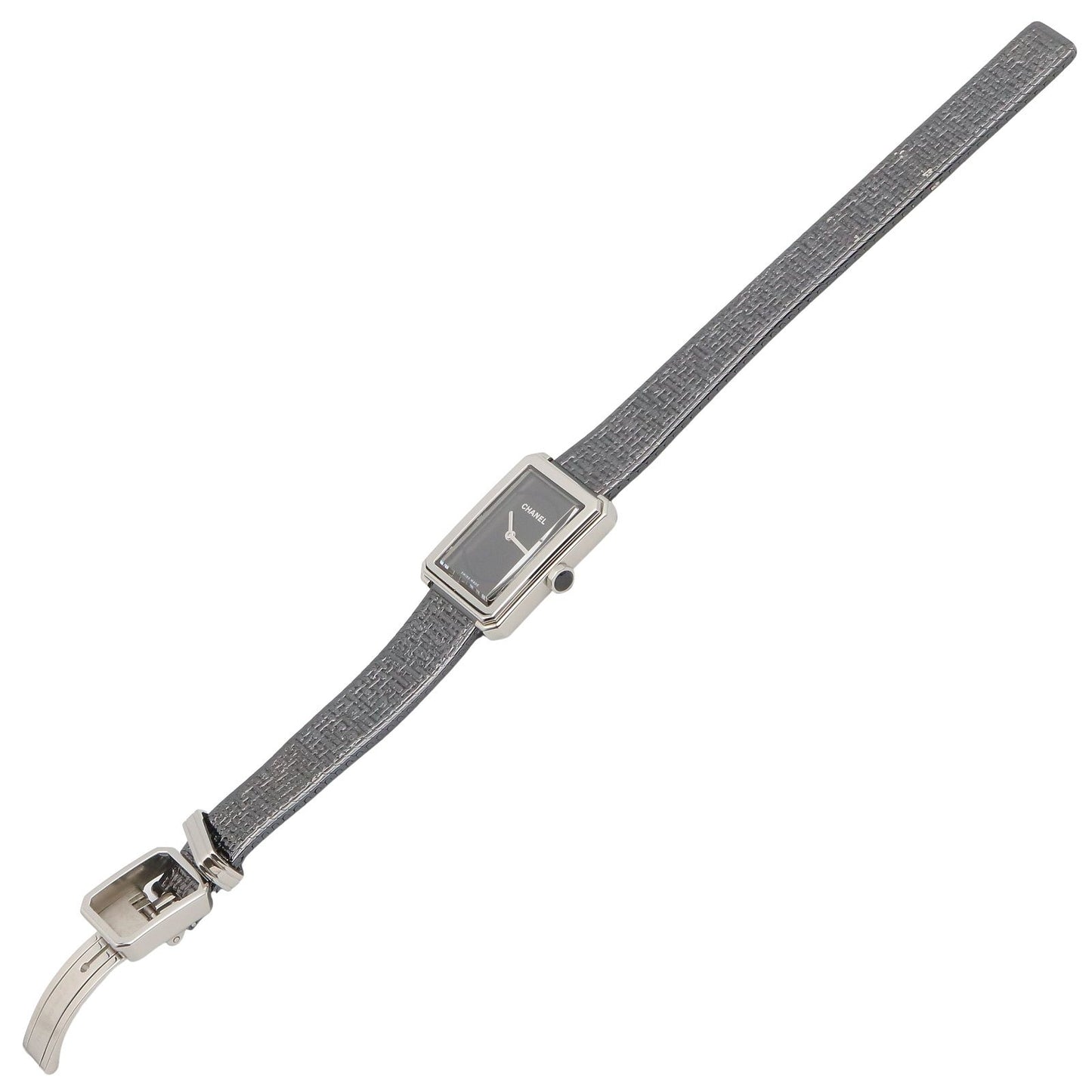 Chanel Watch Boyfriend Tweed Black Stainless Steel — view 4