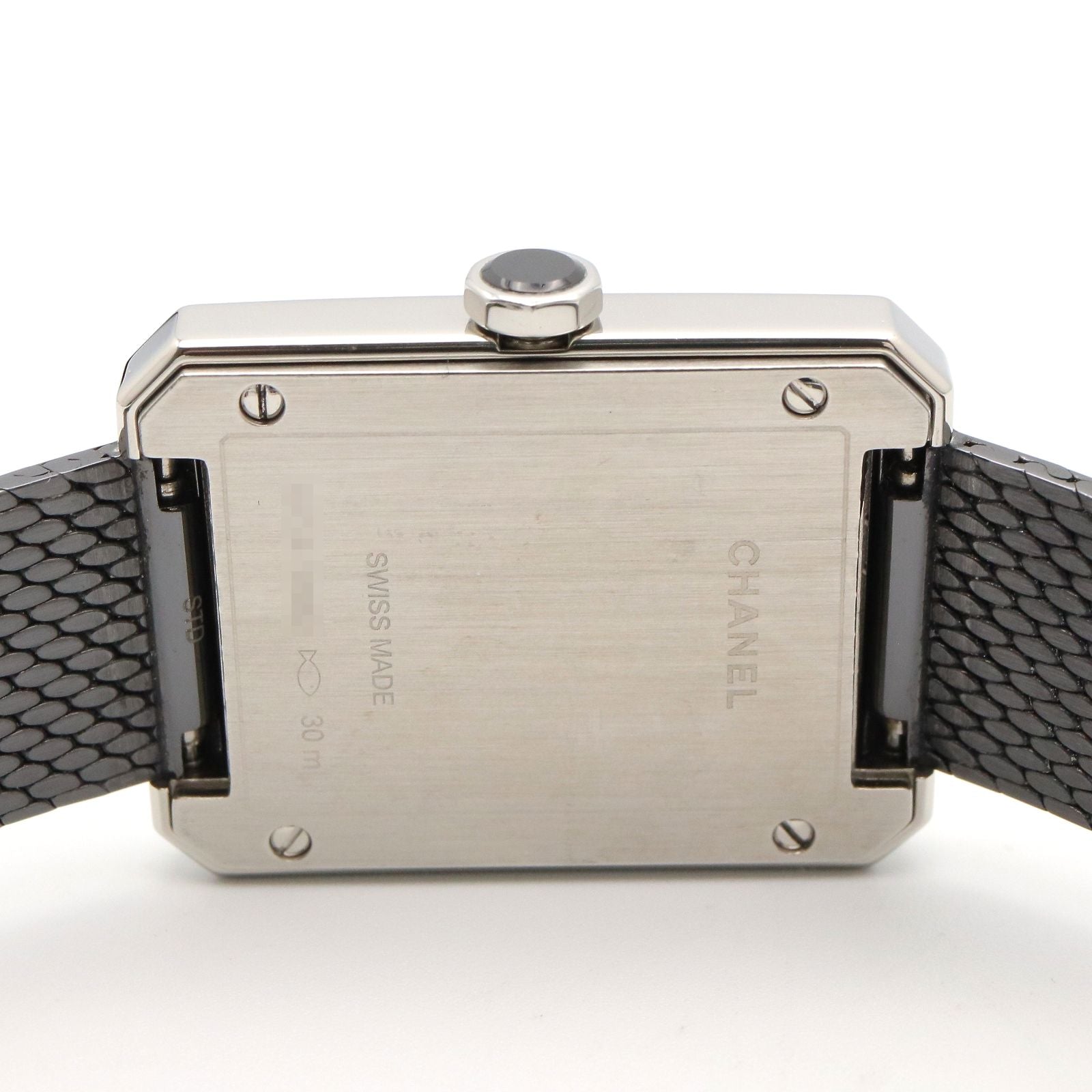 Chanel Watch Boyfriend Tweed Black Stainless Steel — view 7