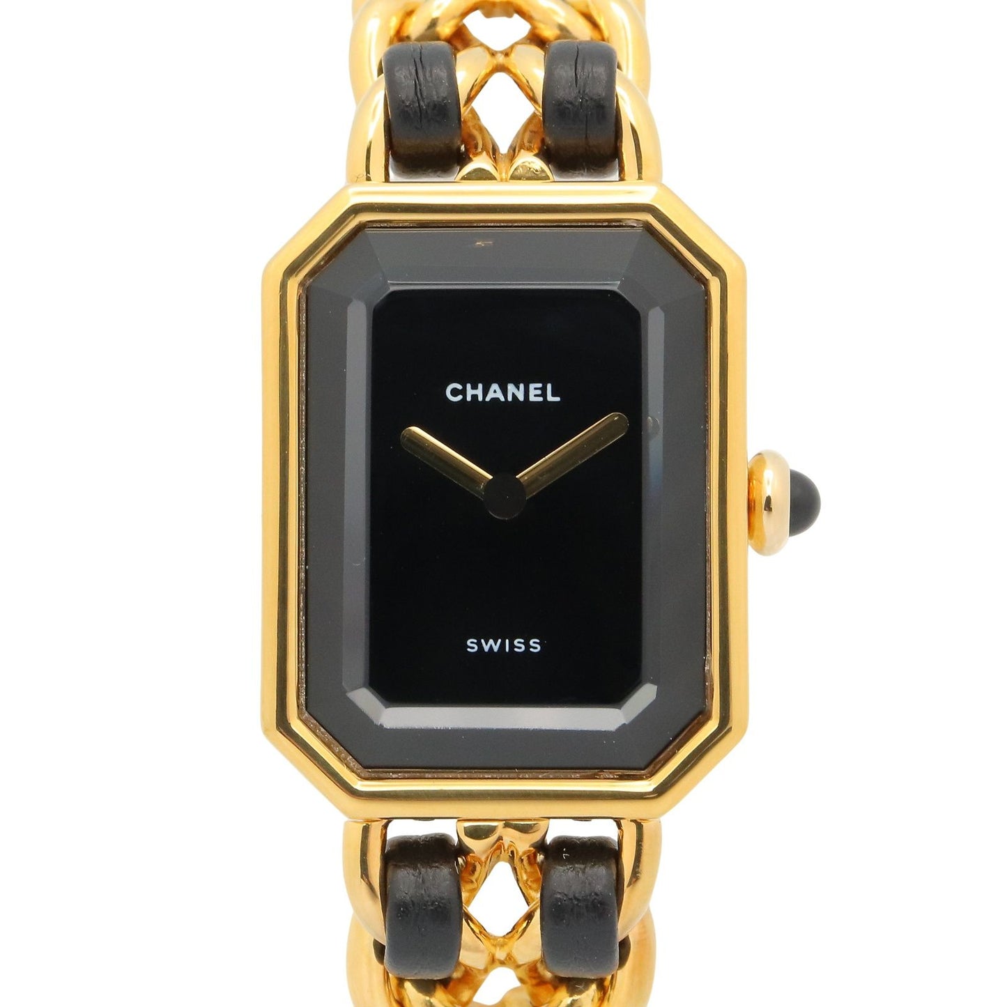 Chanel Watch Premiere S Black Leather
