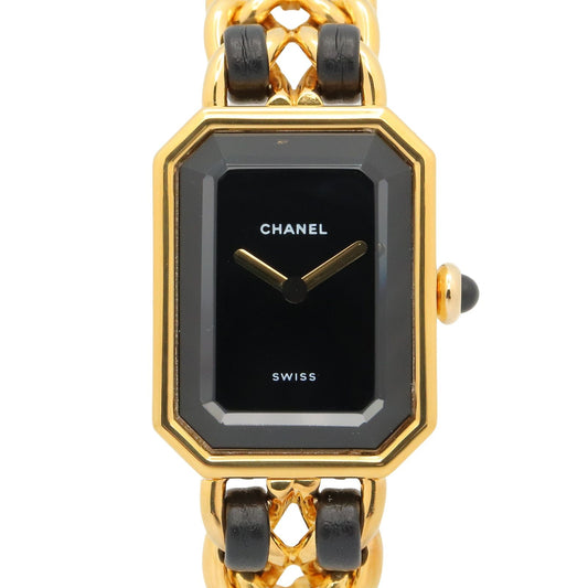 Chanel Watch Premiere S Black Leather